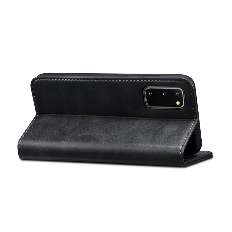 For Samsung Galaxy S20 Calf Texture Horizontal Flip Leather Phone Case
