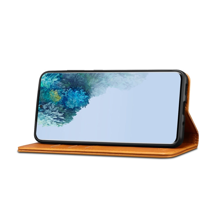 For Samsung Galaxy S20+ Calf Texture Horizontal Flip Leather Phone Case