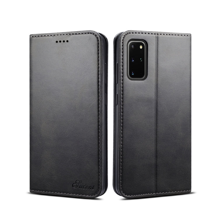 For Samsung Galaxy S20+ Calf Texture Horizontal Flip Leather Phone Case