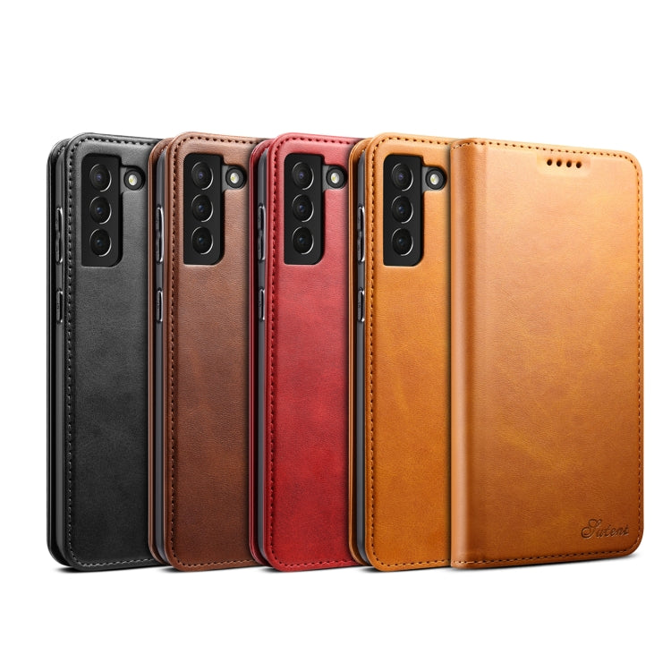 For Samsung Galaxy S21 Calf Texture Horizontal Flip Leather Phone Case