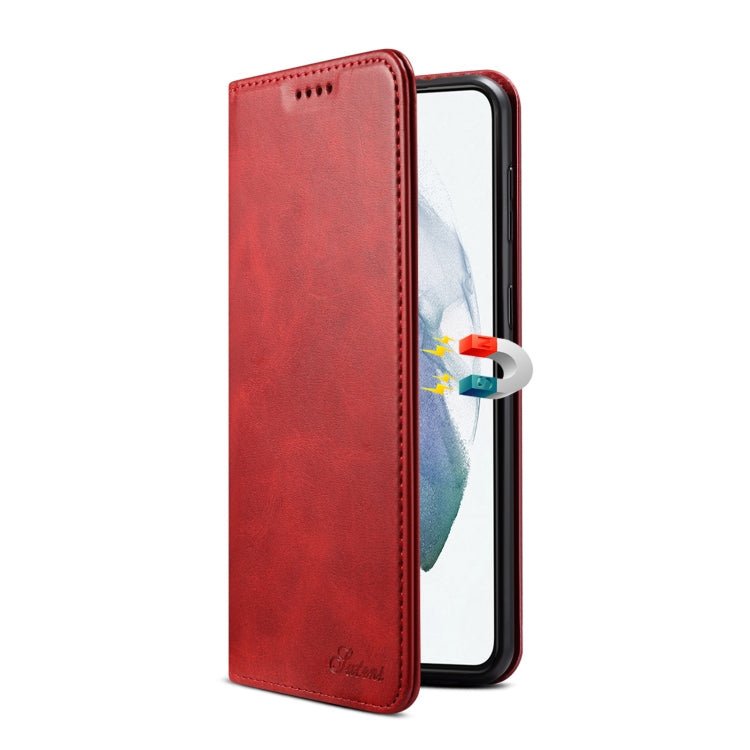 For Samsung Galaxy S21+ Calf Texture Horizontal Flip Leather Phone Case