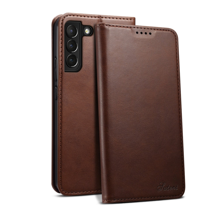 For Samsung Galaxy S22 Calf Texture Horizontal Flip Leather Phone Case