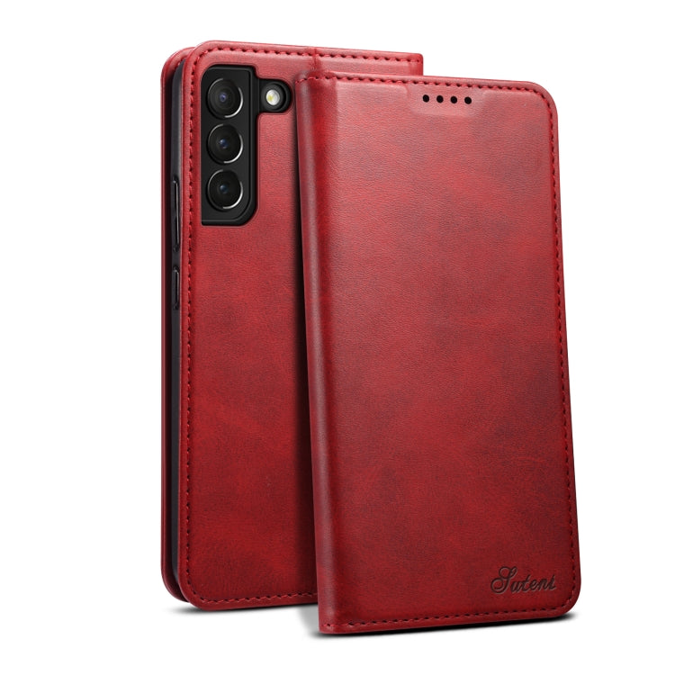 For Samsung Galaxy S22 Calf Texture Horizontal Flip Leather Phone Case