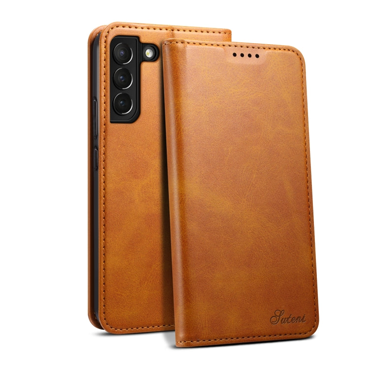 For Samsung Galaxy S22 Calf Texture Horizontal Flip Leather Phone Case