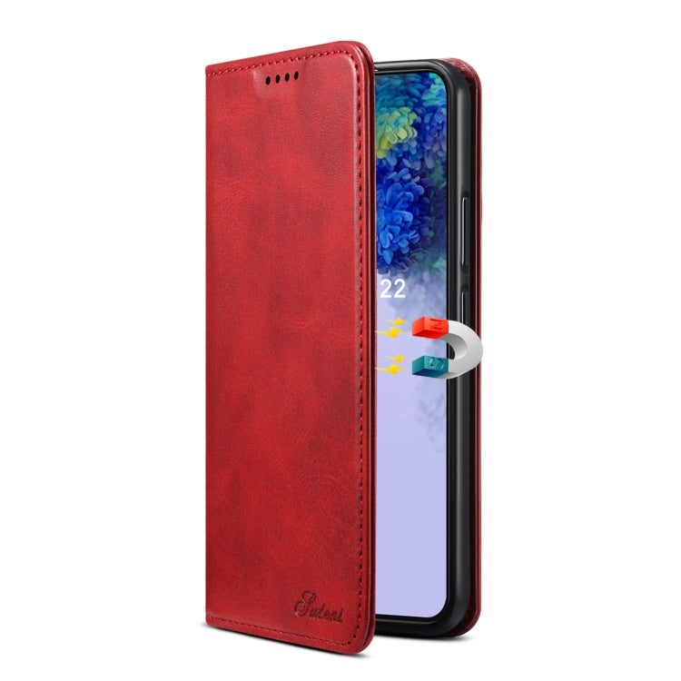 For Samsung Galaxy S22+ Calf Texture Horizontal Flip Leather Phone Case