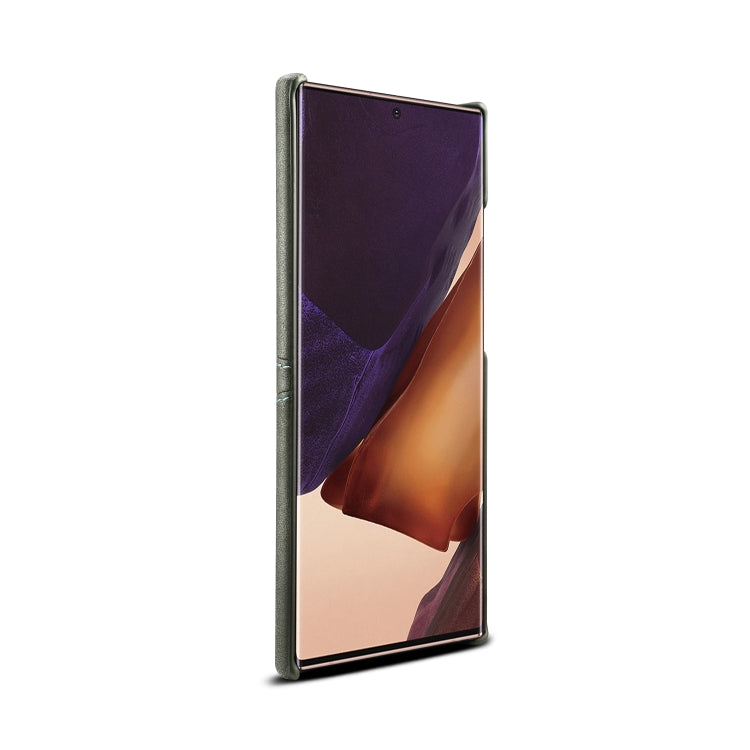 For Samsung Galaxy Note20 Ultra Calf Texture Back Protective Phone Case with Card Slots