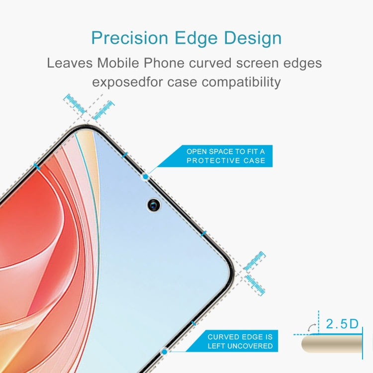 50 PCS For Honor X40i 0.26mm 9H 2.5D Tempered Glass Film