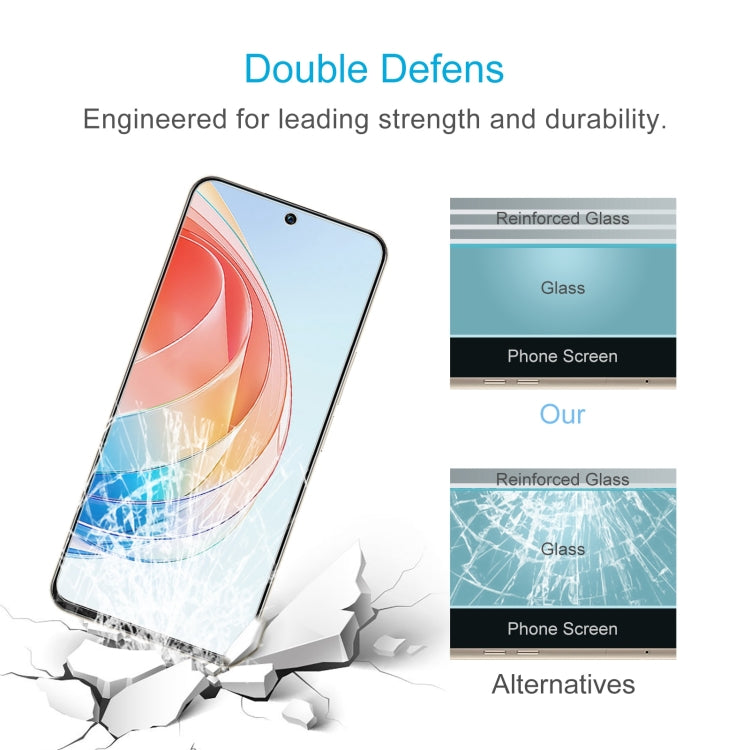 50 PCS For Honor X40i 0.26mm 9H 2.5D Tempered Glass Film