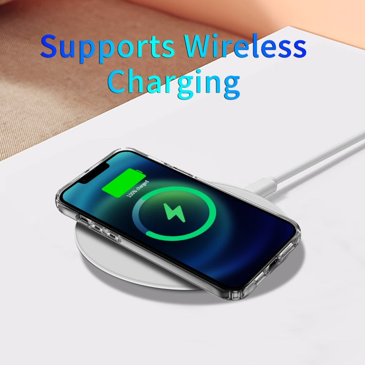 For iPhone 14 Shockproof Transparent TPU Protective Phone Case (Transparent)