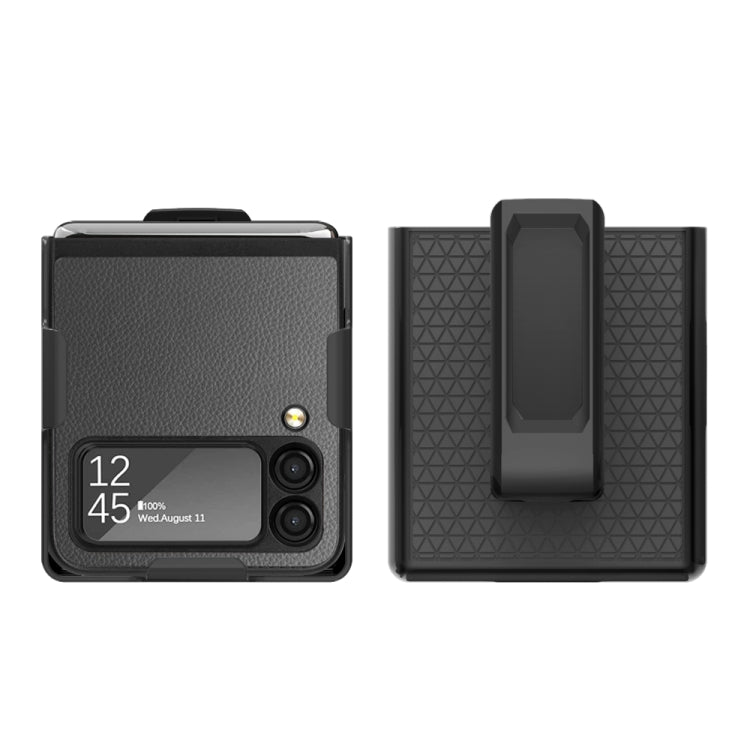 For Samsung Galaxy Z Flip3 5G Litchi Texture Shockproof Phone Case