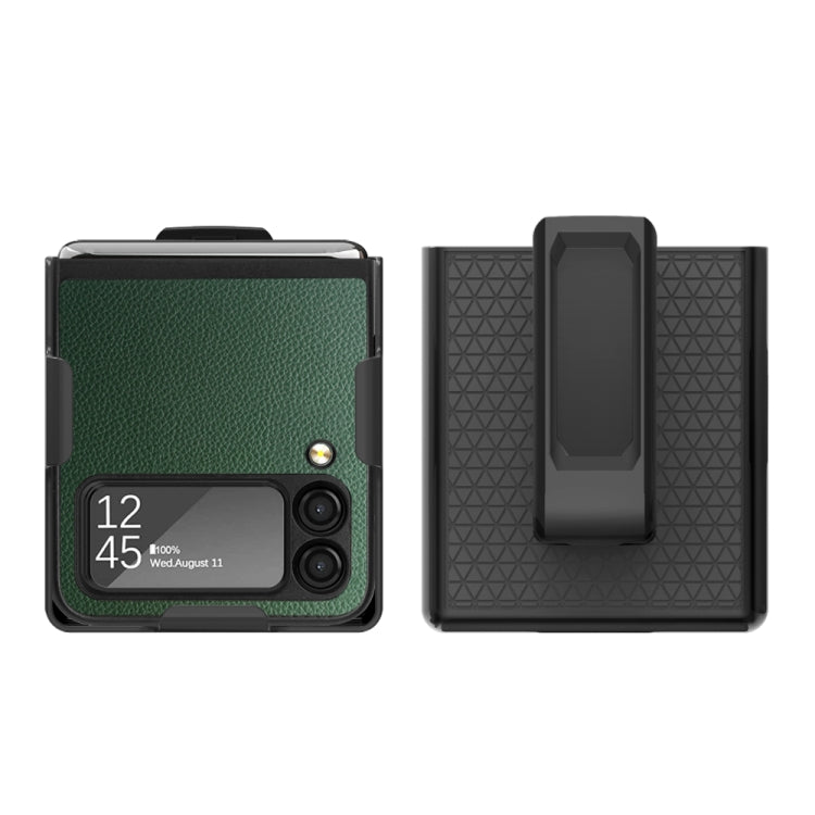 For Samsung Galaxy Z Flip3 5G Litchi Texture Shockproof Phone Case