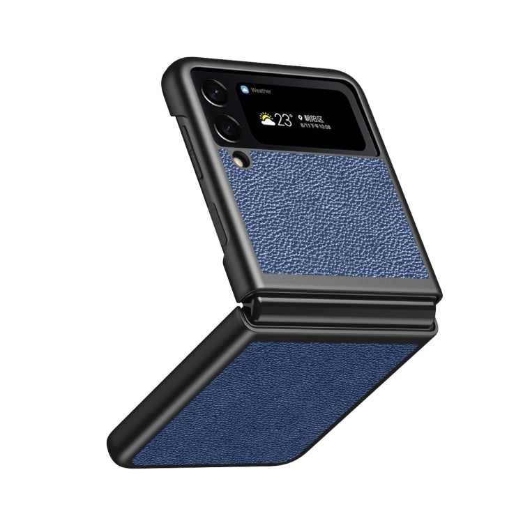 For Samsung Galaxy Z Flip4 Litchi Texture All Inclusive Shockproof Protective Phone Case