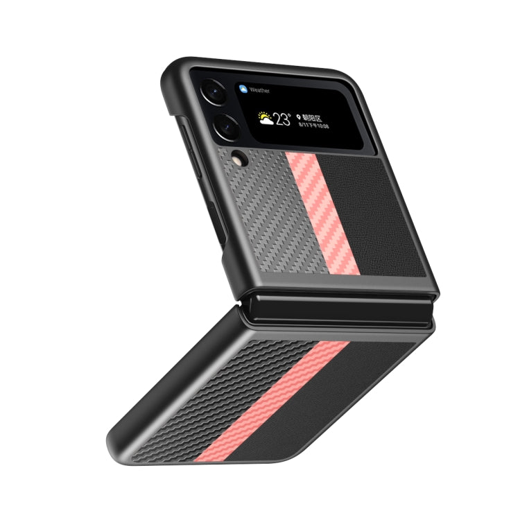 For Samsung Galaxy Z Flip4 Contrast Color Four Corners All Inclusive Phone Case