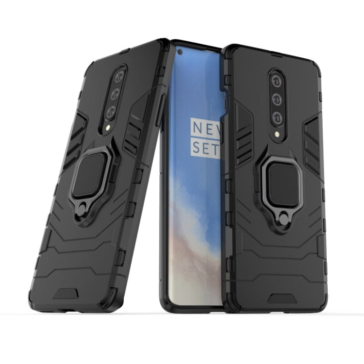 For OnePlus 8 PC + TPU Shockproof Protective Case with Magnetic Ring Holder