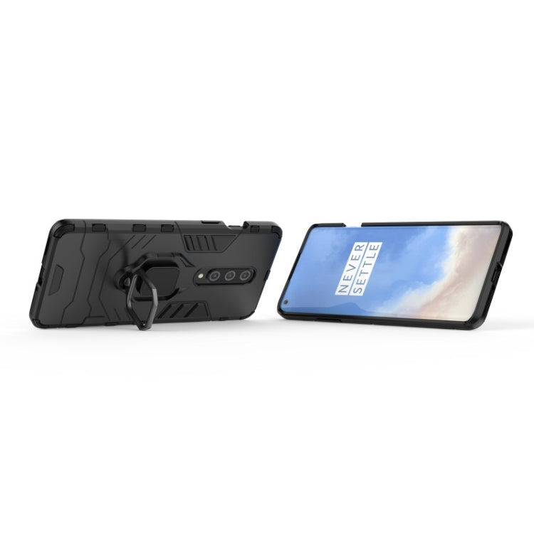 For OnePlus 8 PC + TPU Shockproof Protective Case with Magnetic Ring Holder