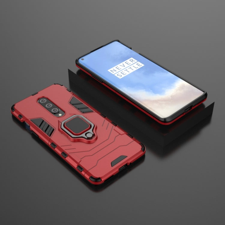 For OnePlus 8 PC + TPU Shockproof Protective Case with Magnetic Ring Holder