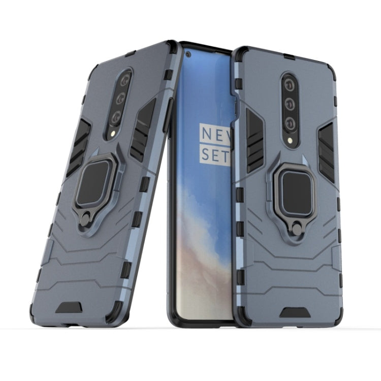 For OnePlus 8 PC + TPU Shockproof Protective Case with Magnetic Ring Holder