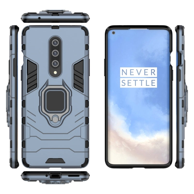 For OnePlus 8 PC + TPU Shockproof Protective Case with Magnetic Ring Holder
