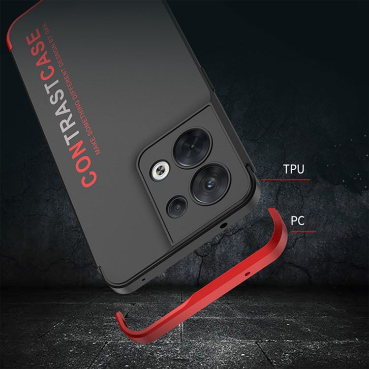 For OPPO Reno8 Pro GKK TPU + PC Shockproof Protective Phone Case