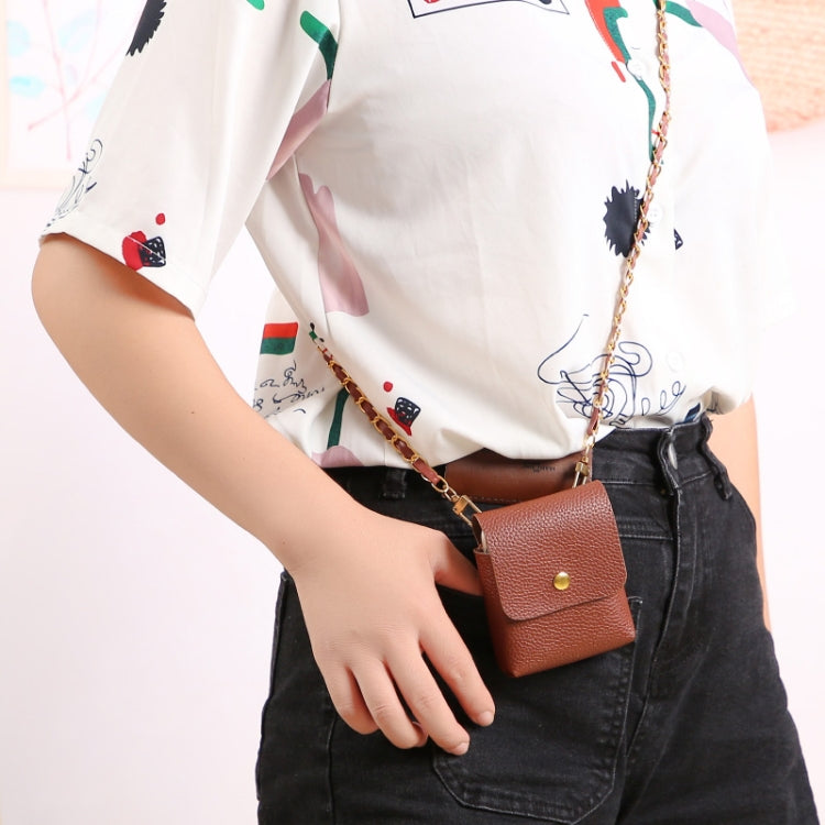 For Samsung Galaxy Z Flip4/Z Flip3 PU Shoulder Mini Phone Bag