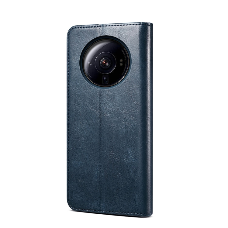 For Xiaomi 12S Ultra Oil Wax Crazy Horse Texture Leather Phone Case