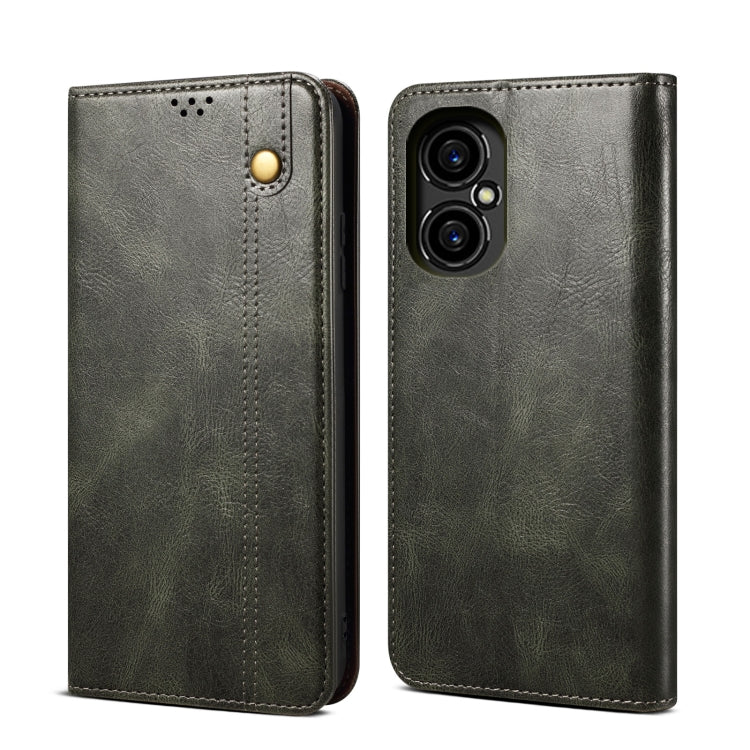 For Xiaomi M4 5G Oil Wax Crazy Horse Texture Leather Phone Case