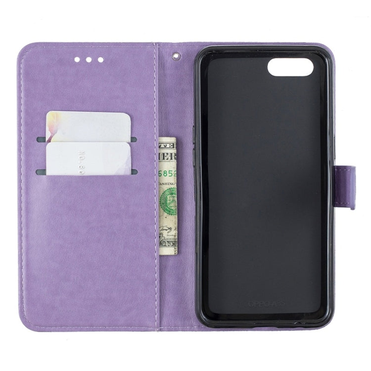 For OPPO A5 Diamond Encrusted Butterflies Love Flowers Pattern Horizontal Flip Leather Case with Holder & Card Slots & Wallet & Lanyard