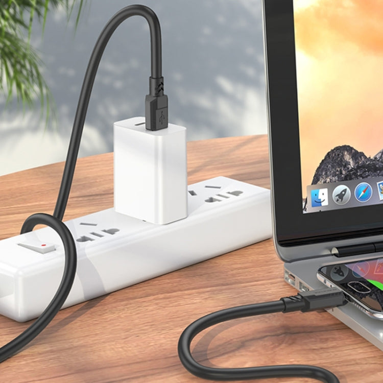 Borofone BX81 2.4A USB to Micro USB Goodway Charging Data Cable, Length:1m