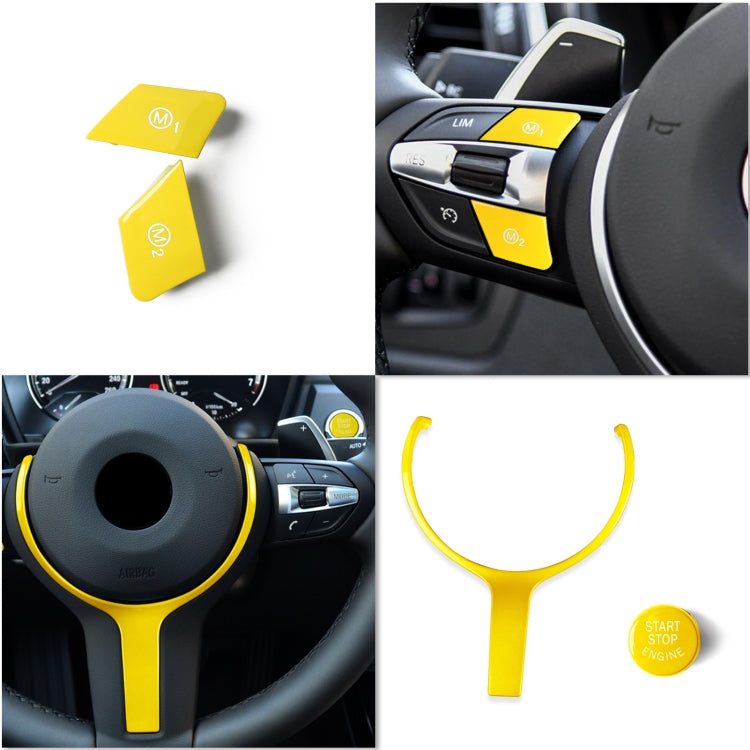 4 in 1 Car Steering Wheel M1 M2 Button Engine Start Stop OFF Buttons for BMW F20 M-sport 2015-2018