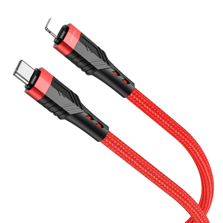 Borofone BU35 Type-C to 8 Pin Influence PD Charging Data Cable, Length:1.2m