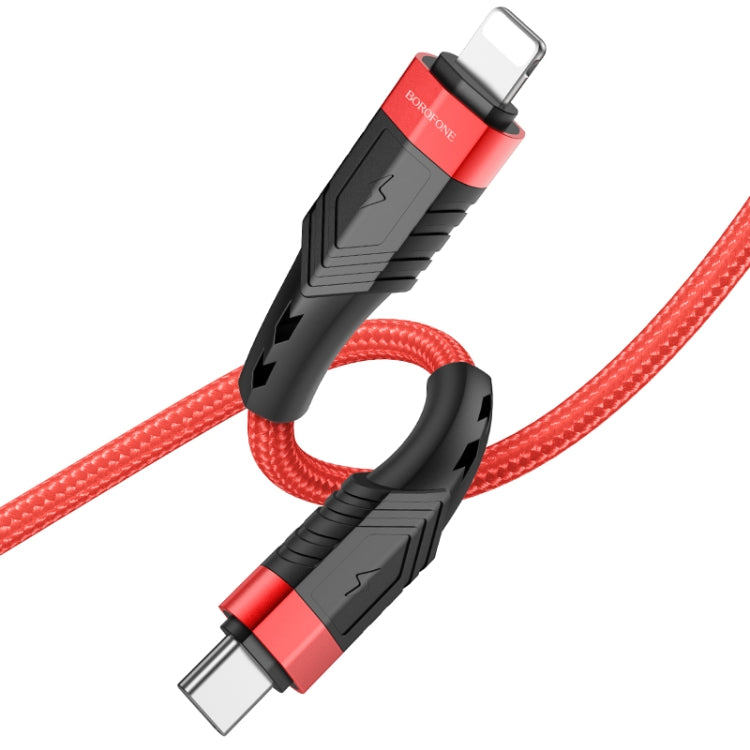 Borofone BU35 Type-C to 8 Pin Influence PD Charging Data Cable, Length:1.2m