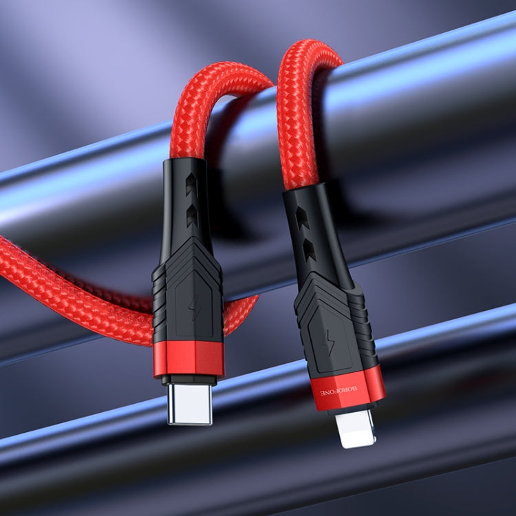 Borofone BU35 Type-C to 8 Pin Influence PD Charging Data Cable, Length:1.2m