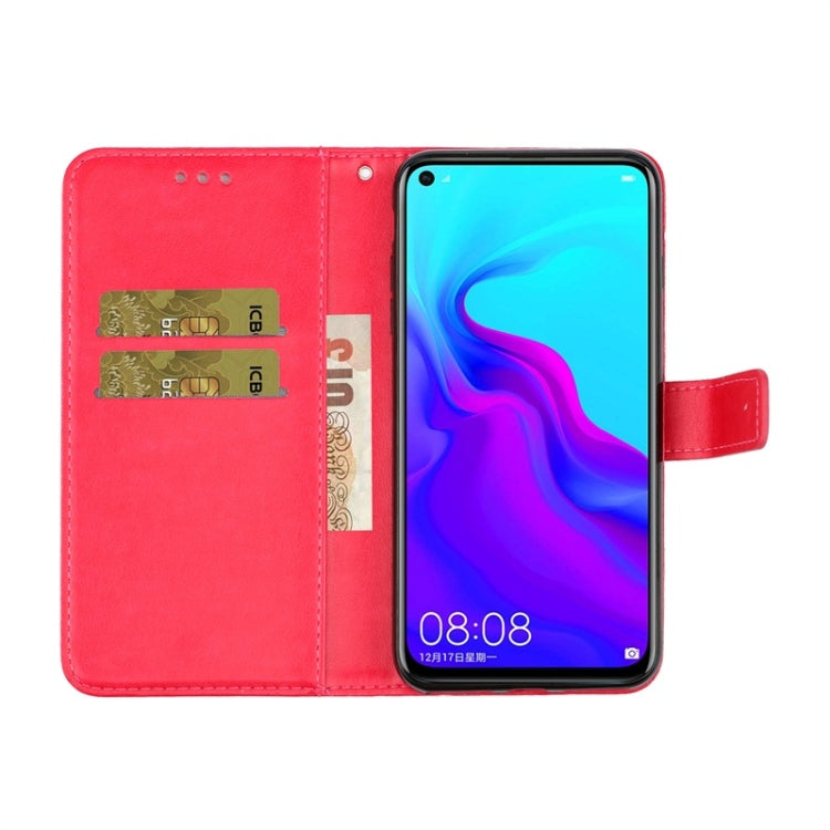 For Huawei Nova 5 Diamond Encrusted Butterflies Love Flowers Pattern Horizontal Flip Leather Case with Holder & Card Slots & Wallet & Lanyard