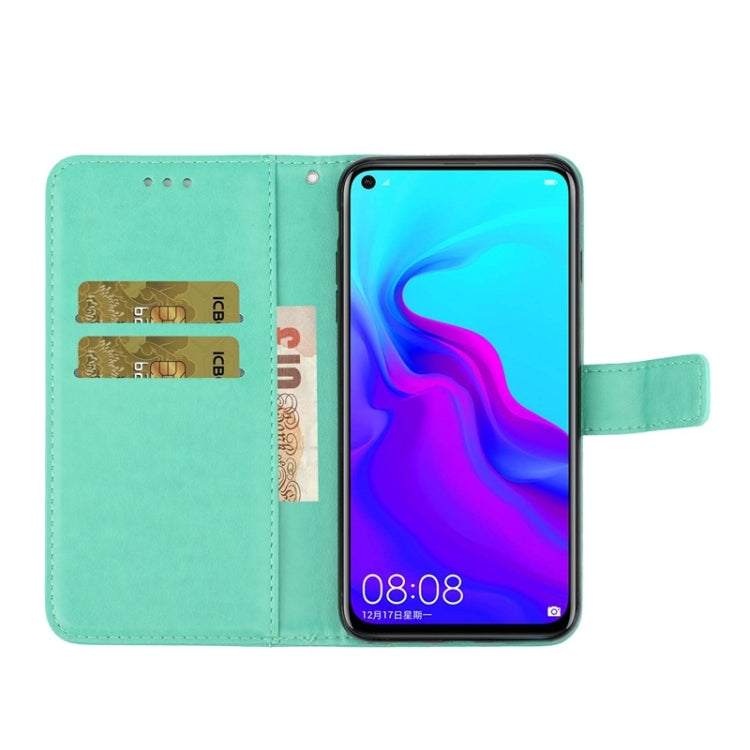 For Huawei Nova 5 Diamond Encrusted Butterflies Love Flowers Pattern Horizontal Flip Leather Case with Holder & Card Slots & Wallet & Lanyard