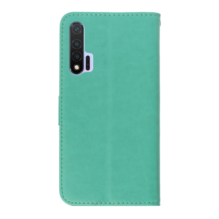 For Huawei Nova 6 Diamond Encrusted Butterflies Love Flowers Pattern Horizontal Flip Leather Case with Holder & Card Slots & Wallet & Lanyard