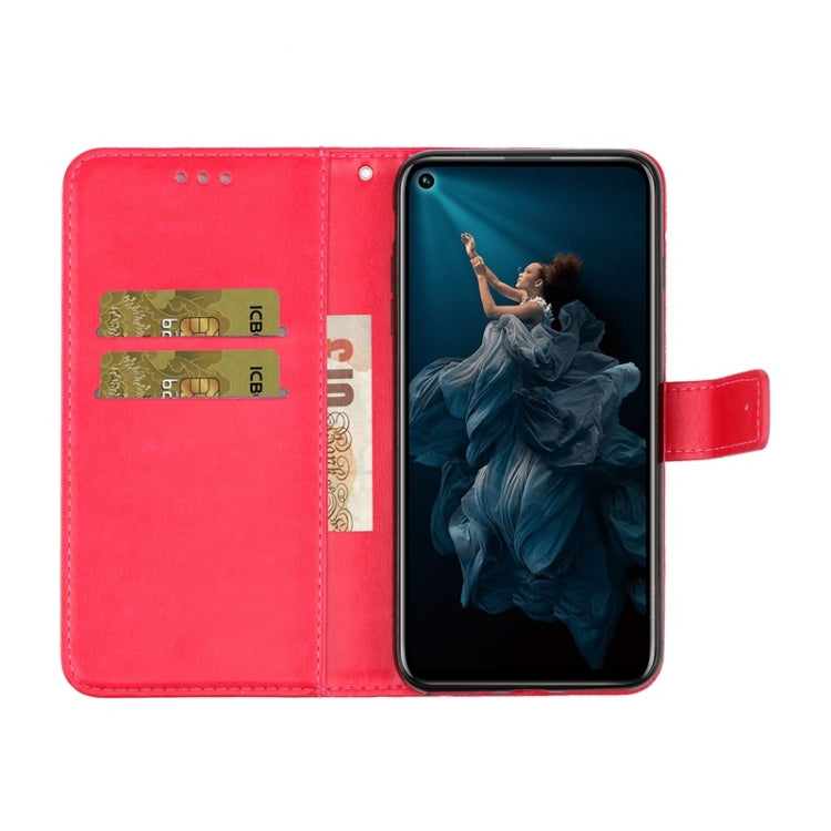 For Huawei Nova 6SE Diamond Encrusted Butterflies Love Flowers Pattern Horizontal Flip Leather Case with Holder & Card Slots & Wallet & Lanyard