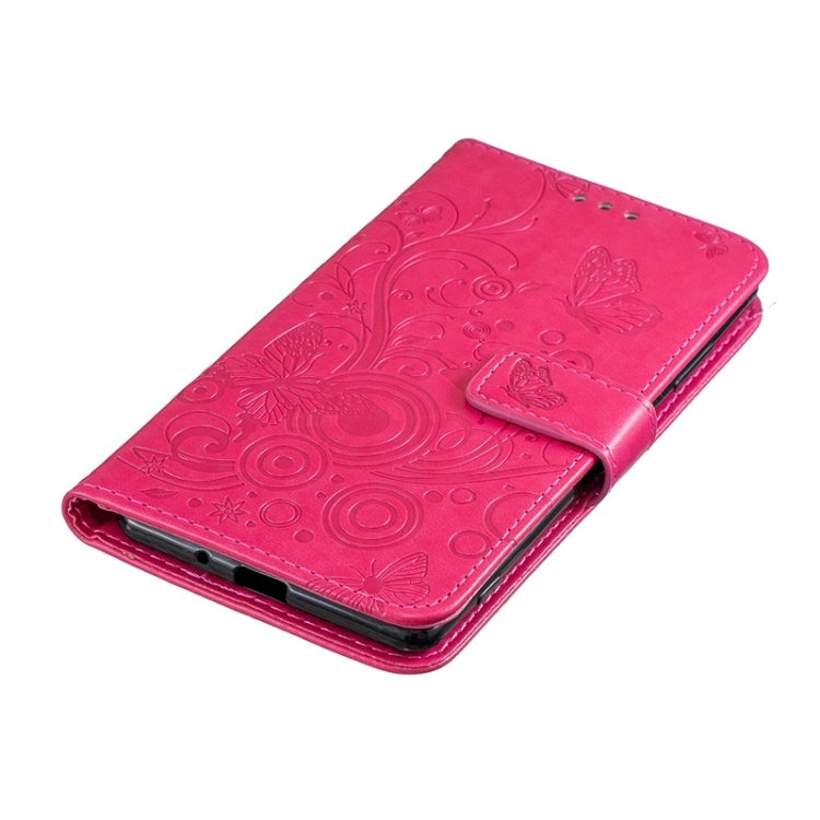 For Sony Xperia XZ3 Diamond Encrusted Butterflies Love Flowers Pattern Horizontal Flip Leather Case with Holder & Card Slots & Wallet & Lanyard