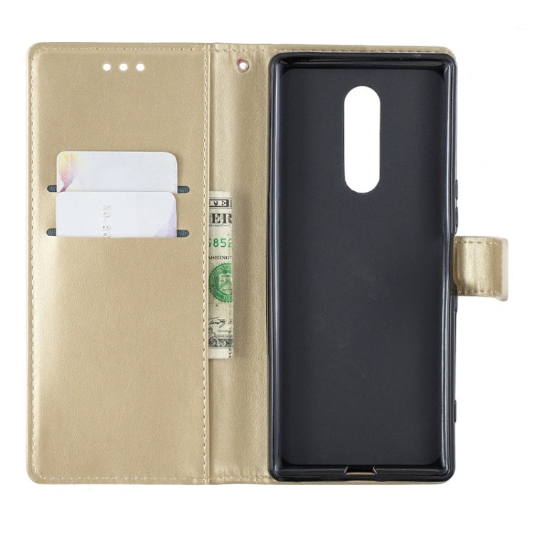 For Sony Xperia XZ4 Diamond Encrusted Butterflies Love Flowers Pattern Horizontal Flip Leather Case with Holder & Card Slots & Wallet & Lanyard