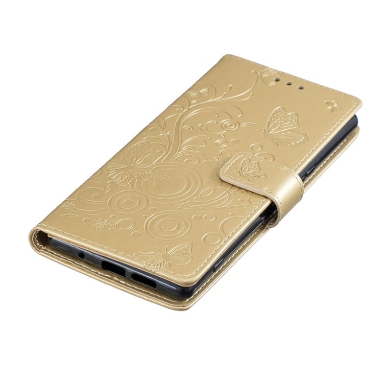 For Sony Xperia XZ4 Diamond Encrusted Butterflies Love Flowers Pattern Horizontal Flip Leather Case with Holder & Card Slots & Wallet & Lanyard
