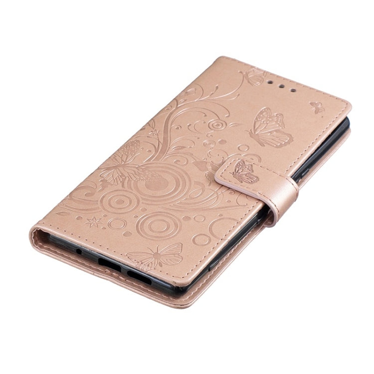 For Sony Xperia XZ4 Diamond Encrusted Butterflies Love Flowers Pattern Horizontal Flip Leather Case with Holder & Card Slots & Wallet & Lanyard