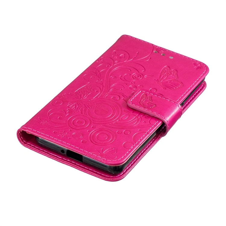 For Sony Xperia XZ4 Compact Diamond Encrusted Butterflies Love Flowers Pattern Horizontal Flip Leather Case with Holder & Card Slots & Wallet & Lanyard