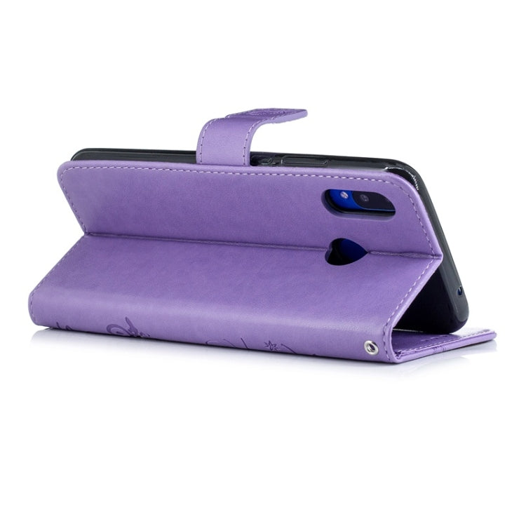 For Huawei Nova3i Diamond Encrusted Butterflies Love Flowers Pattern Horizontal Flip Leather Case with Holder & Card Slots & Wallet & Lanyard