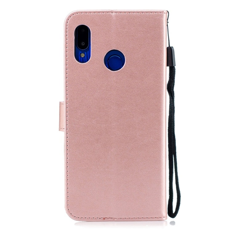 For Huawei Nova3i Diamond Encrusted Butterflies Love Flowers Pattern Horizontal Flip Leather Case with Holder & Card Slots & Wallet & Lanyard
