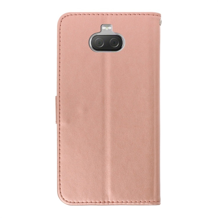 For Sony Xperia X20 Diamond Encrusted Butterflies Love Flowers Pattern Horizontal Flip Leather Case with Holder & Card Slots & Wallet & Lanyard