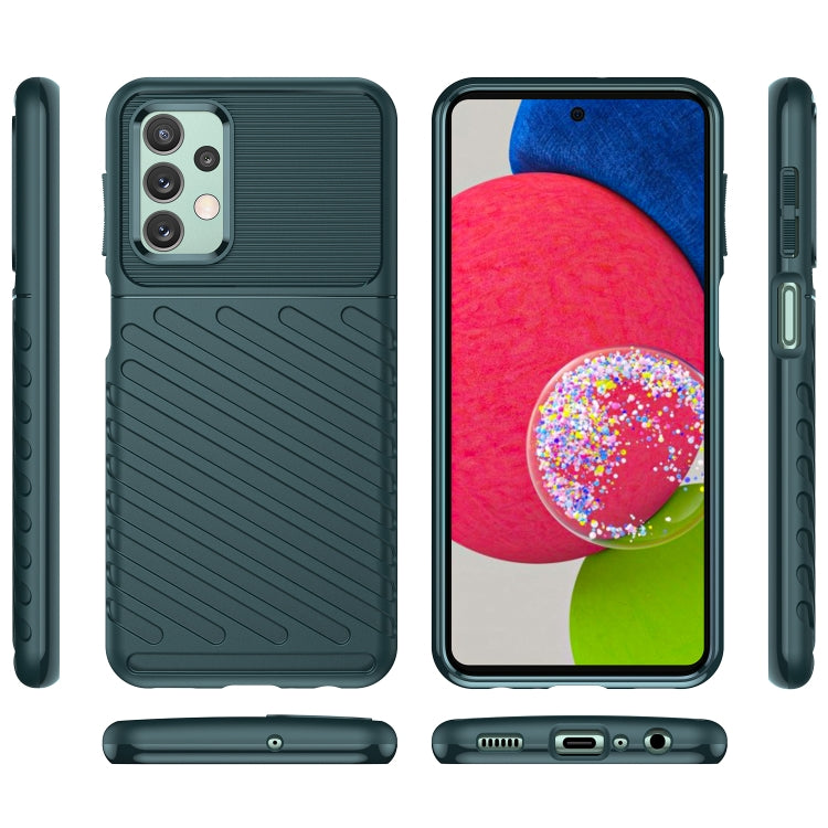 For Samsung Galaxy M13 5G Thunderbolt Shockproof TPU Protective Soft Phone Case