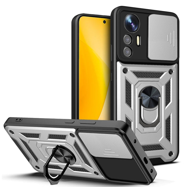 For Xiaomi 12 Lite Sliding Camera Design TPU + PC Phone Case