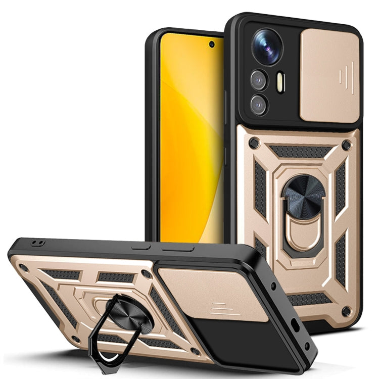 For Xiaomi 12 Lite Sliding Camera Design TPU + PC Phone Case