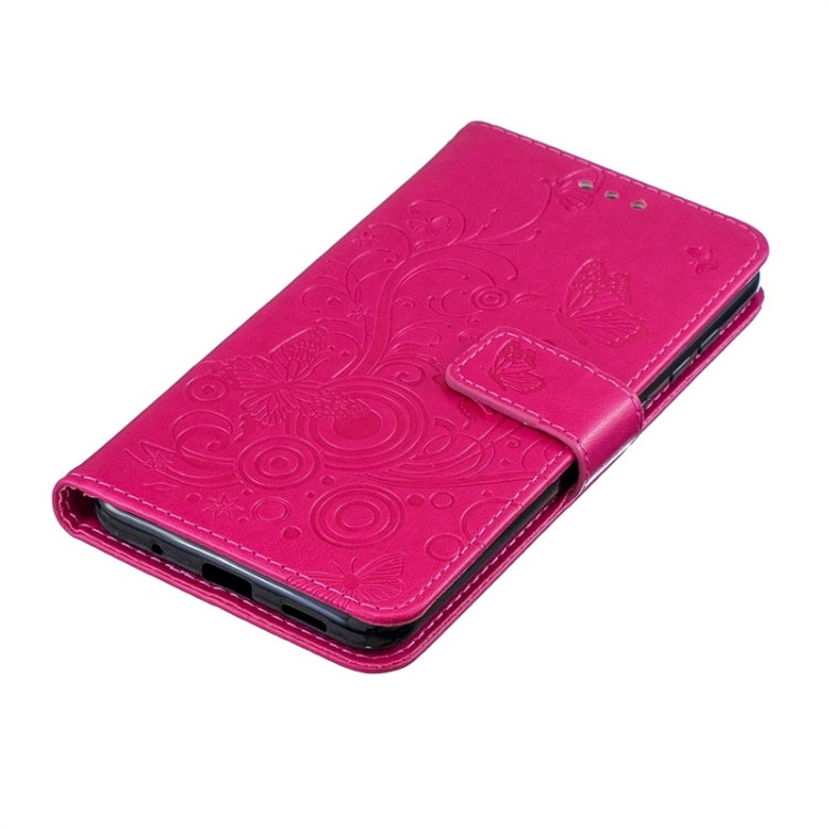 For Galaxy A60 Diamond Encrusted Butterflies Love Flowers Pattern Horizontal Flip Leather Case with Holder & Card Slots & Wallet & Lanyard