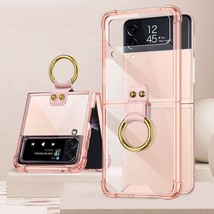 For Samsung Galaxy Z Flip4 GKK Airbag Protective Phone Case with Ring