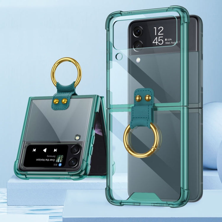 For Samsung Galaxy Z Flip4 GKK Airbag Protective Phone Case with Ring